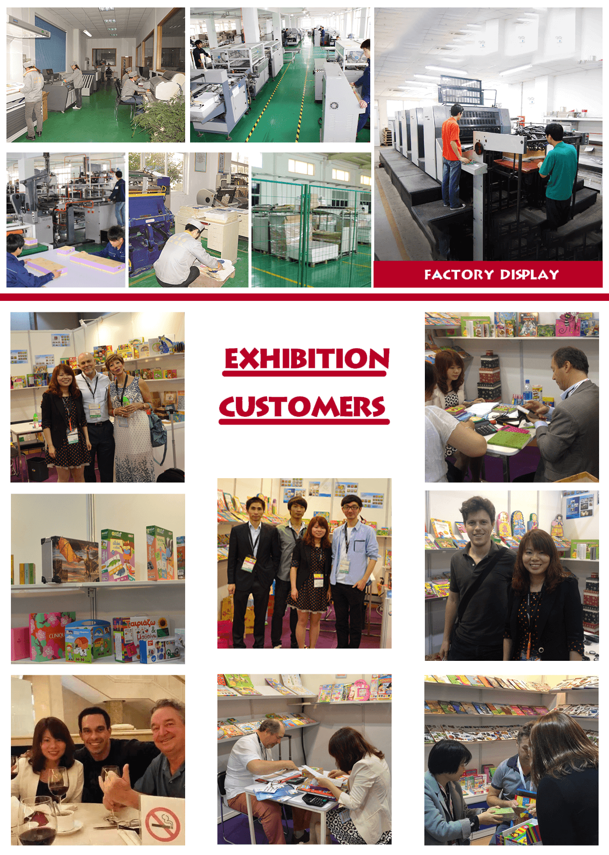 Our production workshops and exhibitions