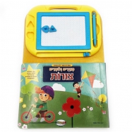 Children Board Book With Plastic Magic Writing Board for SHAPE learning
