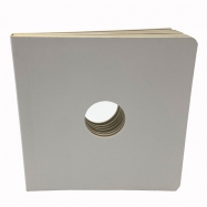 Board Book White Dummy With Hole In The Middle