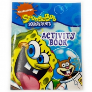 Spongebob Children Activity Book with color pencils drawing