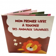 Cardboard baby feel & touch book animal
