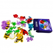 cardboard printable paper activity insect cognitive jigsaw puzzles set for toddlers and preschoolers  