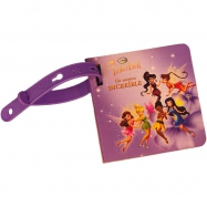 Childrens flashcard book with plastic carry handle
