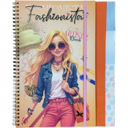 Spiral-bound Children's Sketchbook with Shape Stencils