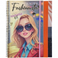 Spiral-bound Drawing Pad for Kids – Includes Reusable Shape Cards