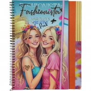 Coil-bound Kids' Art Activity Book with Shape Cards