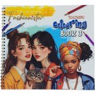 Trendy Girl Coloring Practice Book