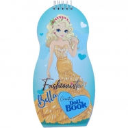 Creative Kids' Coloring Activity Book – Includes Colored Paper, Stickers & Shape Cut-Outs