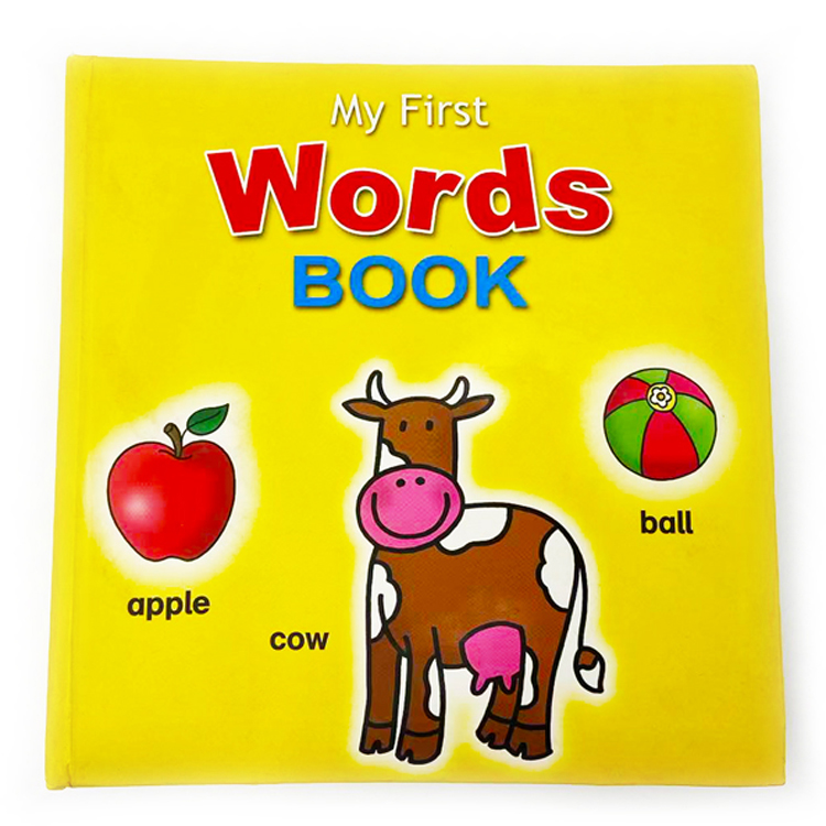 Padded Hardcover My First Words Book Cardboard Children Board Books